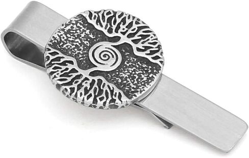 مشابك ربطة عنق من الفولاذ المقاوم للصدأ من غوشوانج فايكينغ تشمال إغدراسيل شجرة الحياة التعويذة in Kuwait