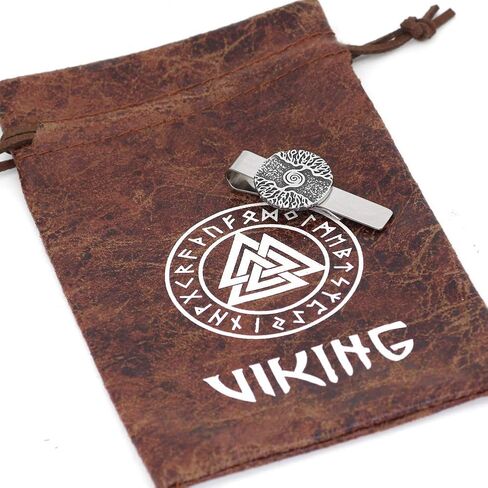 مشابك ربطة عنق من الفولاذ المقاوم للصدأ من غوشوانج فايكينغ تشمال إغدراسيل شجرة الحياة التعويذة in Kuwait