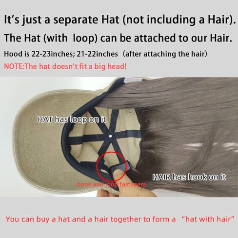 قبعة بيسبول للنساء من نوفنو، يمكن ربطها بشعر لتصبح قبعة مع شعر مستعار/قبعة، قبعة الأب المغسولة العتيقة in Kuwait