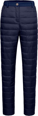 سروال منتفخ خفيف الوزن للسيدات من Little Donkey Andy، سروال منتفخ مبطن وعازل للتزلج لثلج الشتاء in Kuwait