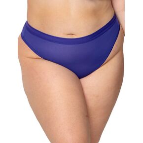 متعرج تصميم الأزياء النسائية بالإضافة إلى حجم شبكة عالية قطع ثونغ in Kuwait