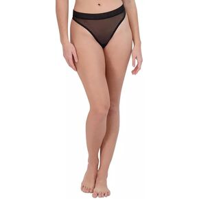 Steve Madden Women's Mesh High-Leg Thong Underwear