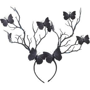 FRCOLOR Antler Headband,Halloween Deer Horn Crown Tree Branch Headpiece Cosplay Headdress for Women Girls in Saudi Arabia