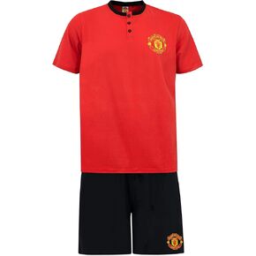 بيجامة الدوري الإنجليزي الممتاز للرجال مانشستر يونايتد مقاس أحمر X-Large in Kuwait