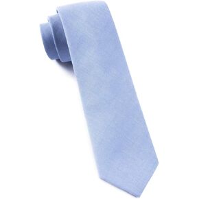 ربطة عنق من ذا تاي بار مصنوعة من القطن بنسبة 100% بلون ازرق سماوي كلاسيكي مقاس 3 انش, ازرق سماوي, One Size in Kuwait
