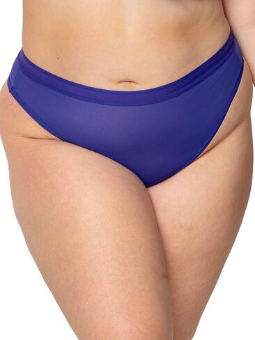 متعرج تصميم الأزياء النسائية بالإضافة إلى حجم شبكة عالية قطع ثونغ in Kuwait