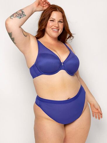 متعرج تصميم الأزياء النسائية بالإضافة إلى حجم شبكة عالية قطع ثونغ in Kuwait