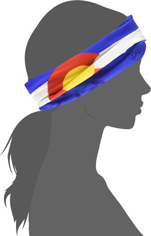 BUFF Adult CoolNet UV Half, Multifunctional Neckwear and Headband, Solid and Pattern Designs, One Size in Saudi Arabia