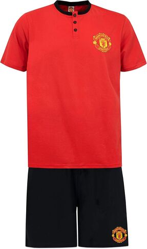 بيجامة الدوري الإنجليزي الممتاز للرجال مانشستر يونايتد مقاس أحمر X-Large in Kuwait