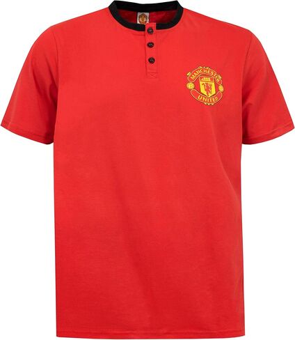 بيجامة الدوري الإنجليزي الممتاز للرجال مانشستر يونايتد مقاس أحمر X-Large in Kuwait