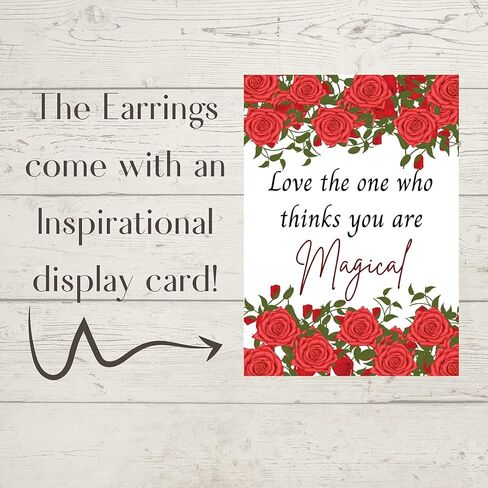 Frida Dangle Earrings - Handmade women's Fashion Cute Beaded Jewelry With Inspirational Display Card The Perfect Mexican Gifts For Women and Teenagers in Saudi Arabia