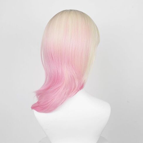 شعر مستعار جوين أشقر وردي لحفلات ستايسي كوسبلاي، شعر مستعار متدرج + قبعة شعر مستعار لحفلات الهالوين التنكرية in Kuwait