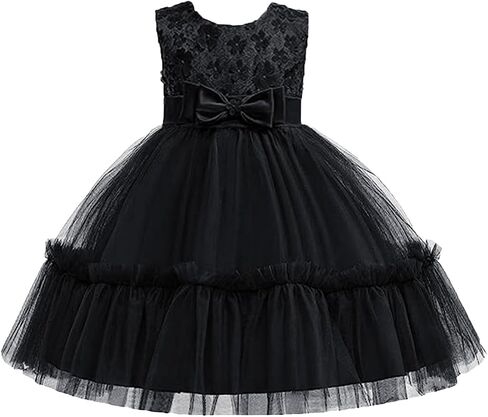 TUIJI Girls Christmas Dress Lace Flower Girl Wedding Prom Pageant Birthday Party Toddler Girl Formal Dress in Kuwait