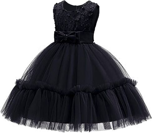TUIJI Girls Christmas Dress Lace Flower Girl Wedding Prom Pageant Birthday Party Toddler Girl Formal Dress in Kuwait