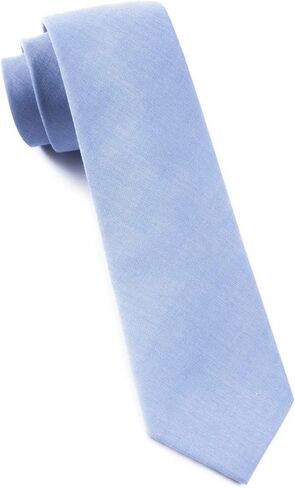 ربطة عنق من ذا تاي بار مصنوعة من القطن بنسبة 100% بلون ازرق سماوي كلاسيكي مقاس 3 انش, ازرق سماوي, One Size in Kuwait