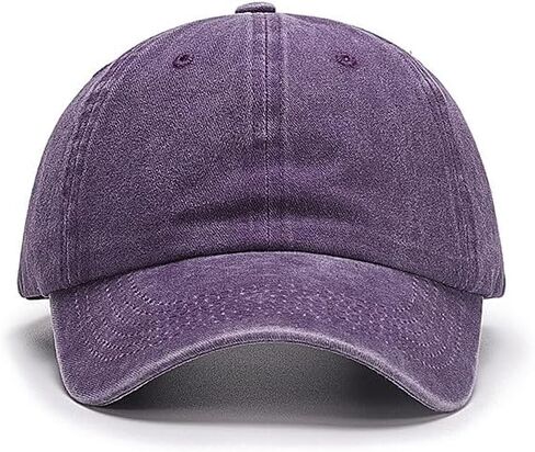 قبعة بيسبول للنساء من نوفنو، يمكن ربطها بشعر لتصبح قبعة مع شعر مستعار/قبعة، قبعة الأب المغسولة العتيقة in Kuwait