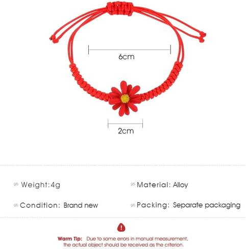 Little Star Shop عباد الشمس ديزي سلسلة أساور مطرزة يدويًا أساور حبل مضفرة ملونة زهرة قوس قزح فلورا بوهو سحر أزياء فريدة من نوعها العصرية لذيذ البوهيمي سوار للفتيات في سن المراهقة النساء في مرحلة ما قبل المراهقة brazalete de mujerنبض موهير in Kuwait