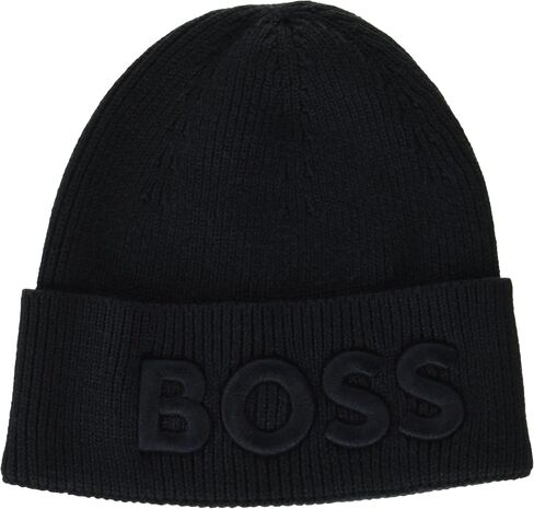 قبعة BOSS الرجالية المضلعة مع شعار كبير in Saudi Arabia