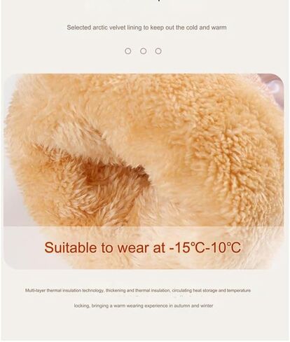 قفازات التزلج FIXIZY التي تعمل باللمس قفازات نسائية، قفازات حرارية مطلية بالسيليكون مقاومة للماء والرياح للطقس البارد in Kuwait