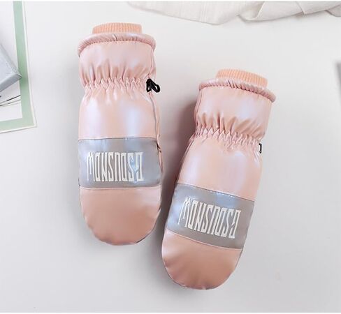 قفازات التزلج FIXIZY التي تعمل باللمس قفازات نسائية، قفازات حرارية مطلية بالسيليكون مقاومة للماء والرياح للطقس البارد in Kuwait