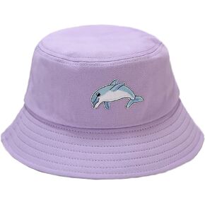 Taidor Cotton Bucket Hat Solid Color Beach Hat Summer Travel Sun Hats Fisherman Cap in Kuwait