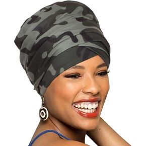 غطاء رأس أفريقي سهل الارتداء، وشاح طويل، شال عمامة، غطاء رأس بوهيمي in Kuwait