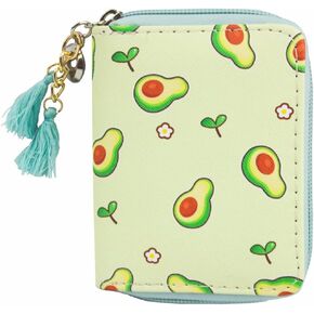 Mayebridge Women Zipper Wallets Cute Strawberry Wallet Purse Zipper Around Wallet PU Leather Purse For Girls Women (Strawberry) in Kuwait