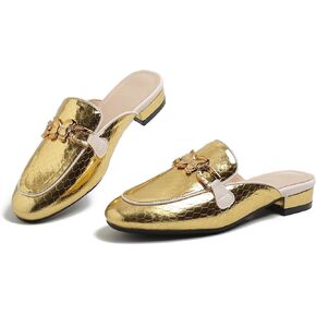 LJYCTTMJLFJY نعال نسائية بدون ظهر مانعة للانزلاق مريحة بفيونكة جميلة موضة البغال النسائية المدببة in Kuwait