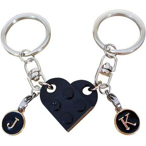 ميميكس سلسلة مفاتيح شخصية متطابقة على شكل قلب للزوجين للصديق والصديقة وعيد الحب والكريسماس in Kuwait