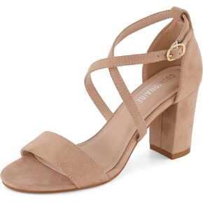 CUSHIONAIRE Women's Jules dress heel sandal with +Comfort Foam in Saudi Arabia