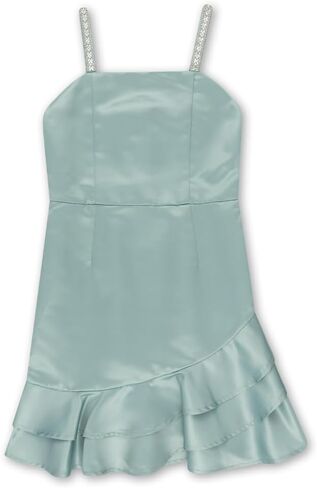 Speechless Girls' Sleeveless Bridal Satin Fit and Flare Party Dress in Saudi Arabia