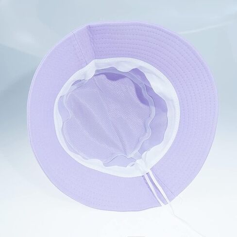 Taidor Cotton Bucket Hat Solid Color Beach Hat Summer Travel Sun Hats Fisherman Cap in Kuwait