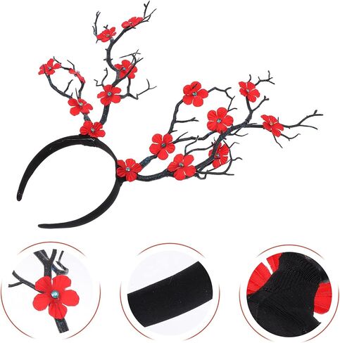 FRCOLOR Antler Headband,Halloween Deer Horn Crown Tree Branch Headpiece Cosplay Headdress for Women Girls in Saudi Arabia