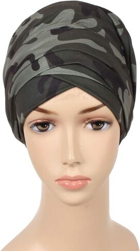 غطاء رأس أفريقي سهل الارتداء، وشاح طويل، شال عمامة، غطاء رأس بوهيمي in Kuwait