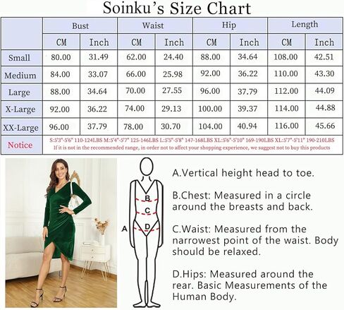 فستان نسائي أنيق بأكمام طويلة مخملي، فتحة رقبة على شكل V، فستان رسمي متوسط ​​الطول لحفلات الكوكتيل in Kuwait