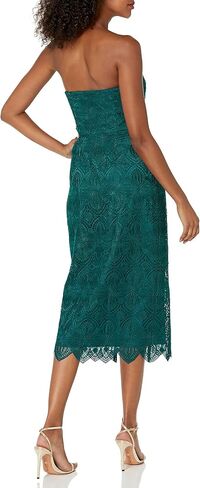 Trina Turk Women's Lace Strapless Midi Dress in Saudi Arabia