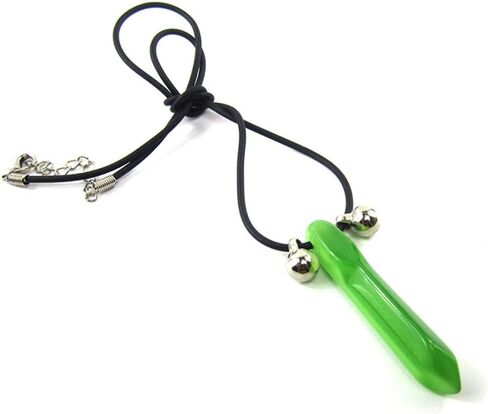 ماستر اونلاين قلادة نينجا [عبوتان] قلادة بدلاية بتصميم شخصية تسونادي اوزوماكي من انيمي (ازرق واخضر) in Kuwait