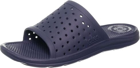 totes Women's Everywear Ara Slide: All-Day comfort in a Lightweight and Springy Sandal, Flexible Waterproof Contoured Footbed, Durable Scuff Resistants, Perfect for the Beach or Pool in Saudi Arabia