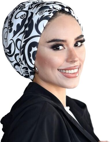 Cross Turban-Turbans for Women-Hijab for Women|Hair Wraps-Head Wraps for Women|Hijab Undercap-Caps-Instant Hijab in Saudi Arabia