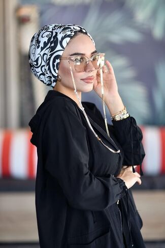 Cross Turban-Turbans for Women-Hijab for Women|Hair Wraps-Head Wraps for Women|Hijab Undercap-Caps-Instant Hijab in Saudi Arabia