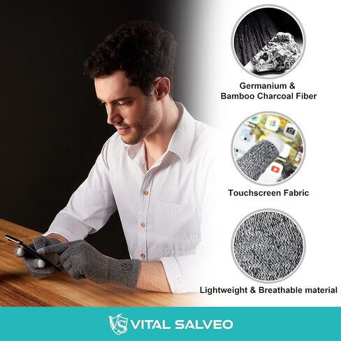 قفازات Vital Salveo-Office للجنسين قابلة للتمدد تعمل باللمس والجري والقيادة والرسائل النصية للهواتف الذكية (زوج) in Kuwait