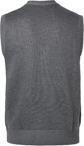 Herothorn Mens Thick Argyle Sweater Vests Warm Sleeveless Jacket Classic Pullover Winter Tank Tops in Kuwait