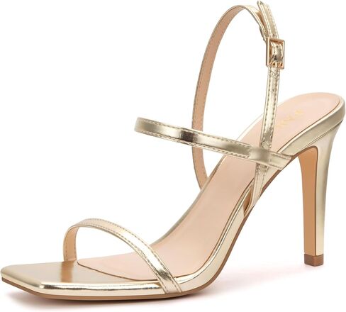 Women's Strappy High Heeled Sandals Open Toe Ankle Strap heels Comfy Weddings Shoes in Saudi Arabia