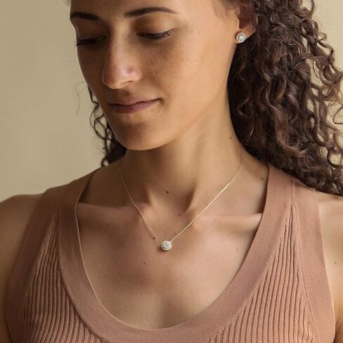 A+O Bridesmaid Gift, Crystal Stud Post or Clip-on Earrings in Silver, Gold, Rose Gold in Kuwait