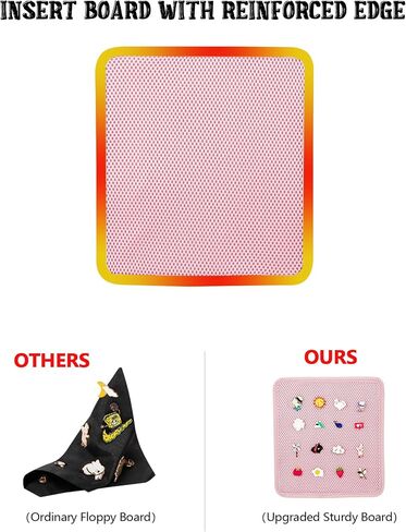 Prokva Ita Backpack Pin Display Bag with Inserts for Pins, Cute Ita Bag for Anime Cosplay and Concert, Pink (Patent Design) in Saudi Arabia