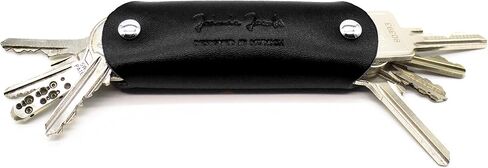 حامل مفاتيح جلدي ذكي من جيمي جاكوبس - KEY BOY - منظم مفاتيح لما يصل إلى 12 مفتاحًا للرجال والنساء in Kuwait
