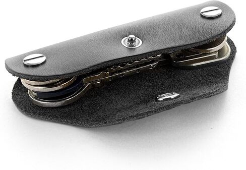 حامل مفاتيح جلدي ذكي من جيمي جاكوبس - KEY BOY - منظم مفاتيح لما يصل إلى 12 مفتاحًا للرجال والنساء in Kuwait