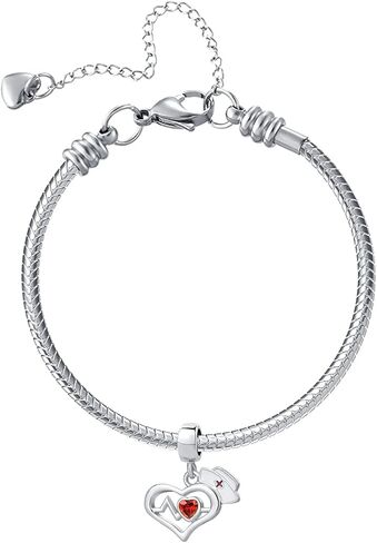 OutstandLong Heartbeat Nurse Red Nurse Cap Nursing Electrocardiogram Heart Medical Charm Bead fit Pandora Charms Bracelet Necklace in Saudi Arabia
