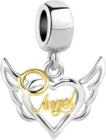 Chili Jewelry Dangle Guardian Angel Charm Compatible with Pandora Charms Bracelets in Saudi Arabia