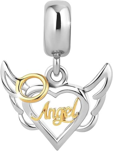 Chili Jewelry Dangle Guardian Angel Charm Compatible with Pandora Charms Bracelets in Saudi Arabia